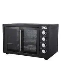 Xper Electric Oven, 80 Liters, 2800 Watts, With Fan And Double Door, Black, XPTO80L-24