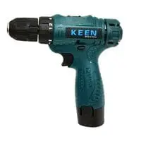 Keen Cordless Drill 10mm/ 12V/ 220-240V/ 50-60Hz/ 2 Lithium Battery/ Charging Adapter Lithium-ion- CD12V