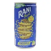 Rani Float Pineapple Can No Added Sugar 100% Fruit Juice 180ml
