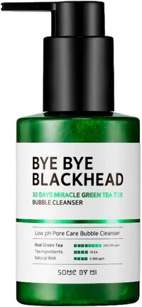 Some By Mi Bye Bye Blackhead 30 Days Miracle Green Tea Tox Bubble Cleanser, 120 G