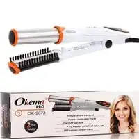 Okema Hair Curling Rod Ok-2073 White & Orange