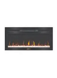 Koolen LED Fireplace Heater With Bluetooth And Speaker, 2000W, 807102034, Black