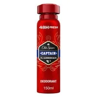 Old Spice Captain DeodorantMen's Body Spray for Freshness that lasts all day 150ml