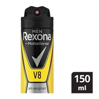 REXONA Men Antiperspirant Deodorant Spray, 72 Hour Sweat & Odor Protection*, V8, With Motionsense Technology, 150ml