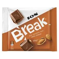 Ion Break Whole Almonds Milk Chocolate Bar 85g