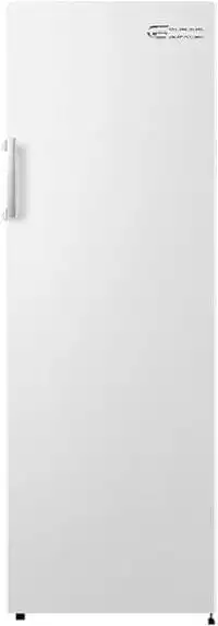General Supreme Single Door Upright Freezer (6.6 Cu Ft, 186 Ltrs), White (Installation Not Included)