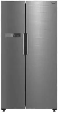 Midea Side By Side Refrigerator, 520 Litre, 18.3 Cft, Silver (Installation Not Included)