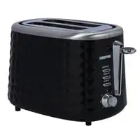 Geepas 850W 2 Slice Bread Toaster-Adjustable 7 Browning Control 2 Slice Pop-Up Toaster With Removable Crumb Collection Tray, Self-Centering, Cancel, Defrost & Reheat, Perfect Sandwiches, Toast & More