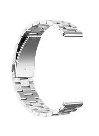 Fitme Replacement Metal Band For Smartwatch 20mm, Silver