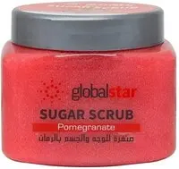 Global Star Pomegranate Sugar Scrub For Face And Body, 600 G