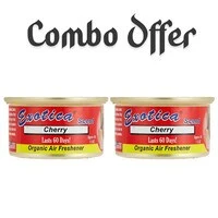عرض كومبو - اشترِ قطعتين من معطرات الجو العضوية برائحة الكرز من إكزوتيكا، يدوم لمدة 60 يومًا