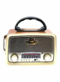 Dlc Radio - Usb - Gold / Brown / Black - Dlc32213