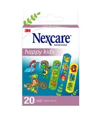 Nexcare Happy Kids Plasters - 20 Pcs