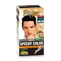 Bigen Speedy, natural black hair dye for men #100
