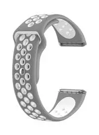 Fitme Replacement Band For Fitbit Versa/Light/2 Grey/White
