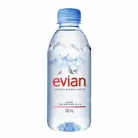 زجاجة مياه معدنية طبيعية ايفيان 330 مل