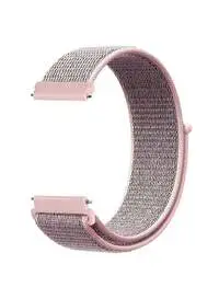 Fitme Replacement Nylon Loop Band For Smartwatch 18mm, Pink
