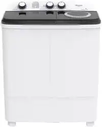 Hisense E Class Twin Tub Washing Machine, 7 kg Capacity, White (Installation Not Included)