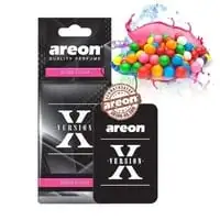 Generic Areon Air Fragrance X Version Car Rear View Mirror Hanging Type Air Freshener Flavours Bubble Gum/Party/Strawberry/Vanilla/New Car 1 Pcs (Optionable)