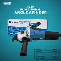 115mm Small Angle Grinder for Metal Grinding & Cutting 220-240V/50-60Hz/11000rpm/115mm KEEN 900W Color :Blue/Silver-Model-OS-402