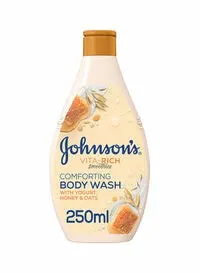 Johnson's Vita Rich Smoothies Body Wash With Yogurt Honey & Oats 250ml