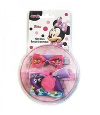 Disney Minnie Mouse Print Hair Bow - Set of 3