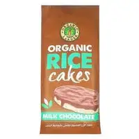Larder Organic Rice Cake with Milk Chocolate 67 g