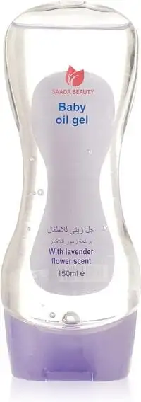 Saada Beauty Baby Gel Oil Lavender Flower Scent 150ml