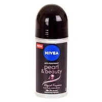 NIVEA Pearl & Beauty, Antiperspirant for Women, Black Pearl & Perfume Oils, Roll-on 50ml