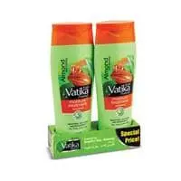 Vatika moisture treatment shampoo almond & honey 400 ml x 2