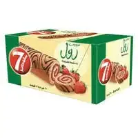 7 Days Swiss Roll Strawberry Filling 20g ×12 Pieces