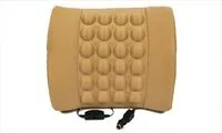 Generic 1 Pcs Car Massage Waist Cushion Support Pad Back Cushion Electric Massage - Beige