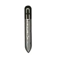 Depend Glass Nail File With Stones Grey & White