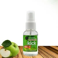 Air Freshener For Car And Home, Kick Spray Extra Strong Air Freshener 30ml  - AROMA Green Apple Smell