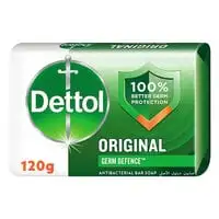 Dettol Fresh Anti-Bacterial Bathing Soap Bar, Original 120g x4 +2 Free