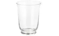 Vase/lantern, clear glass18 cm