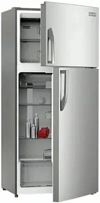 General Supreme Top Mount 2 Doors Refrigerator, 478 Liter Capacity, Stainless Steel (Installation Not Included)