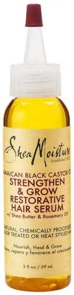 Shea Moisture Jamaican Black Castor Oil Strengthen & Grow Restorative Hair Serum, 2oz