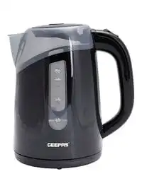 Geepas Electric Kettle 1.7 L 2200 W Gk38027 Black/Clear