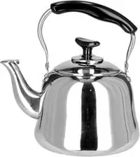 Royalford Whistling Kettle, 4L - 135Oz Stainless Steel Kettle, Rf11043 - Tea Coffee Kettle With Handle & Flip-Up Pouring Spout, Dishwasher Safe, Stovetop Kettle