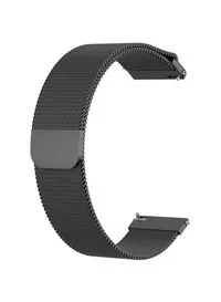 Fitme Replacement Milanese Band For Smartwatch 22mm, Black