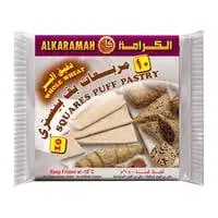 Alkaramah whole wheat squares puff pastry 400 g x 10 pieces