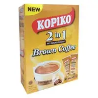 Kopiko, 2 In 1, Brown Coffee 13.5gx10