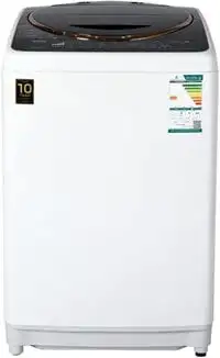 Toshiba Top Load Washing Machine, 15 Kg Capacity, AW-DK1775WUPBB(WK), White/Black (Installation Not Included)