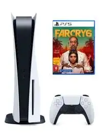 إصدار قرص وحدة التحكم Sony PlayStation 5 مع الإصدار القياسي من Far Cry 6