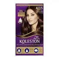 Wella Koleston Oil Hair Colour Kit 4/15 Cool Evening Brown 142ml