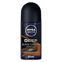 NIVEA MEN DEEP Black Carbon, Antiperspirant for Men, Antibacterial, Stick 50ml