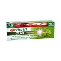Dabur herbal olive toothpaste with free toothbrush 150g