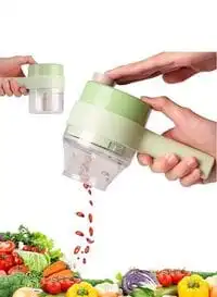 Cady One 4 In 1 Handheld Electric Vegetable Cutter Set Wireless Food Processor Carrot Potato Chopper Cutting