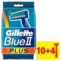 Gillette Blue II Disposable Razors 10+4